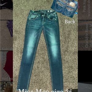 2 pairs of Miss Me jeans